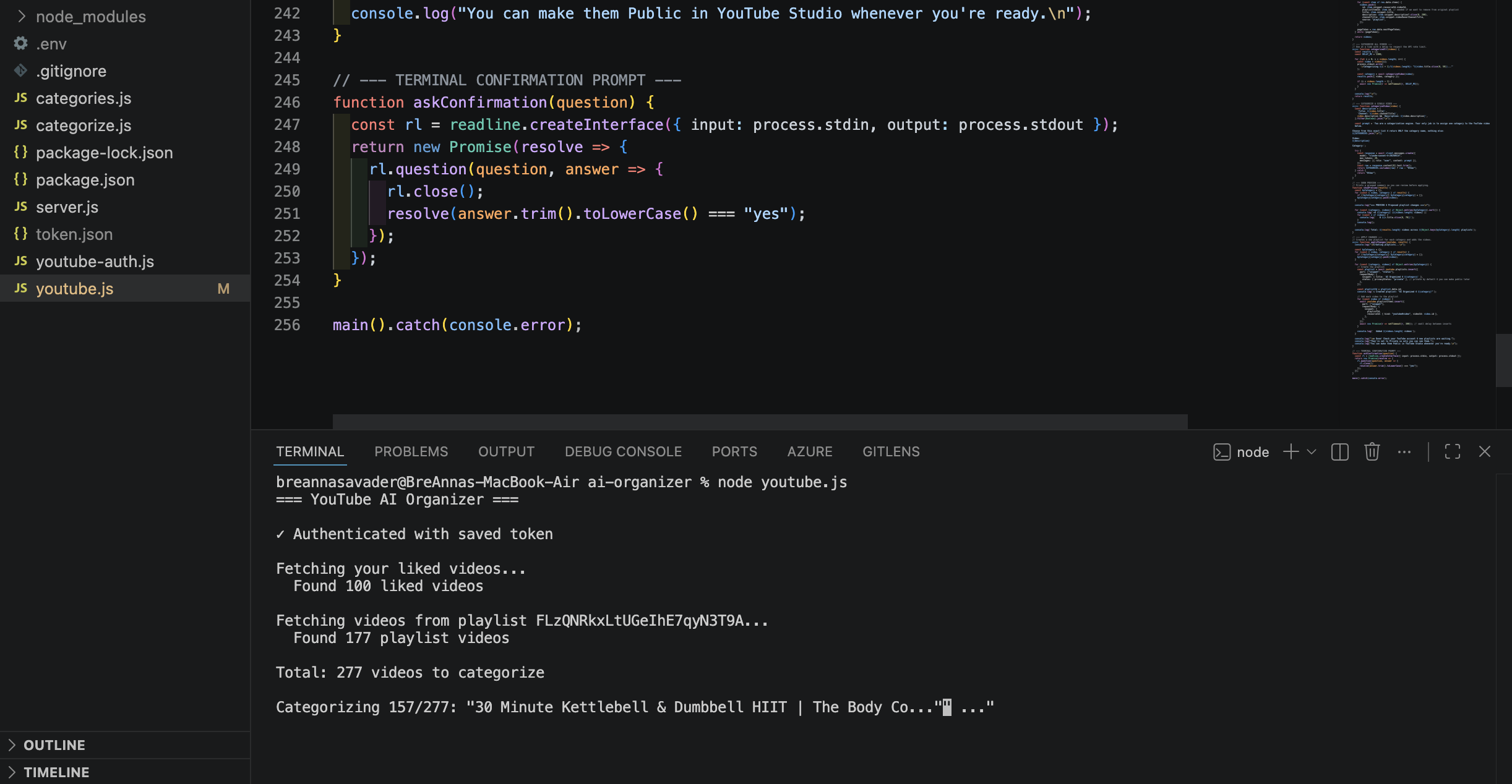 Personal AI Organizer Suite — VS Code project